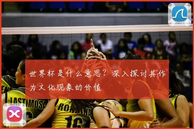 世界杯是什么意思？深入探讨其作为文化现象的价值